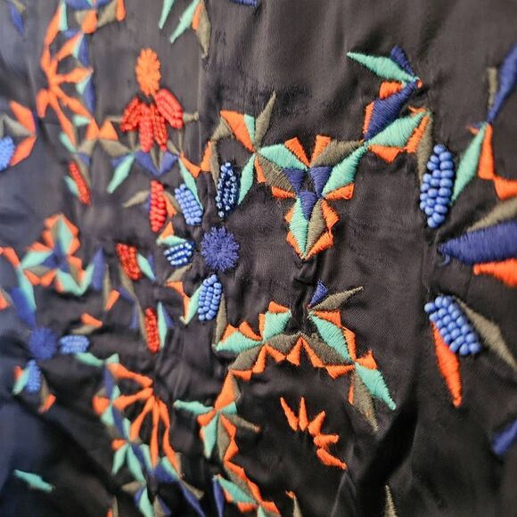 NWT Eleven Paris Embroidered Beaded Bomber Jacket - Picture 6 of 12